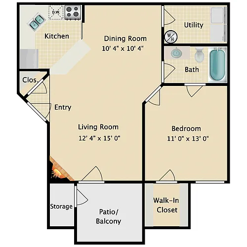 Floor plan St. Kitts Gold