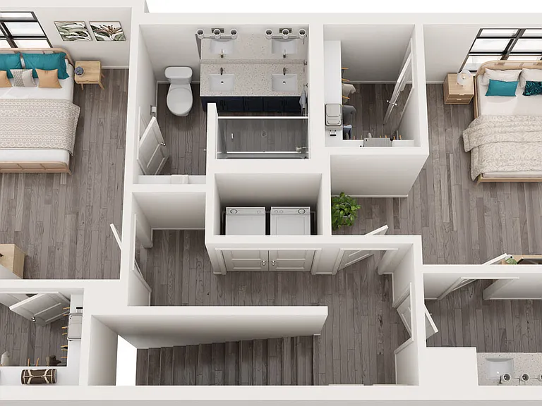 TH3A floor plan Bowery West