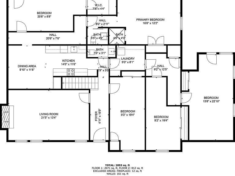 Floor 1 - 2D