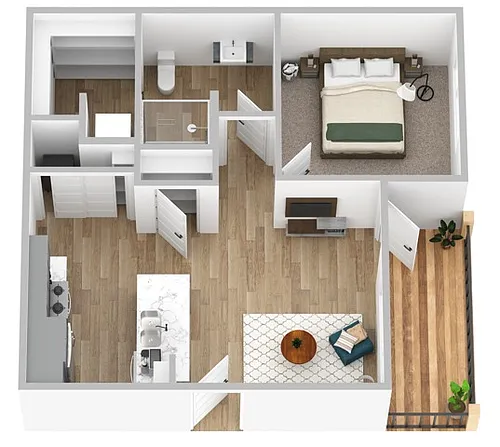Floor plan 1460 Grant-1A