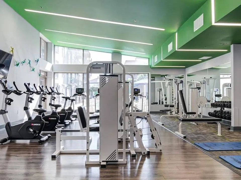 Equipped with a full Fitness Center