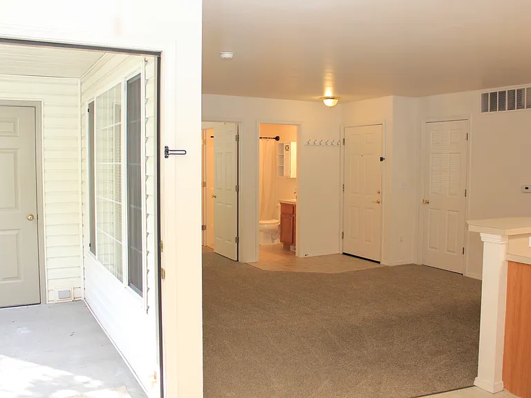 Exit to Private Patio and Private Storage Area.