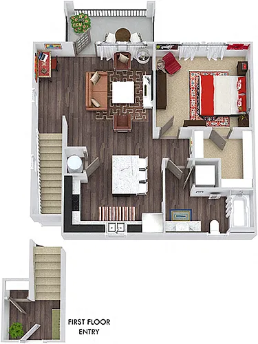 Floor plan The Scholz with Assigned Garage