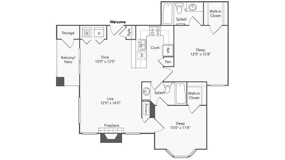 Floor plan Chantilly