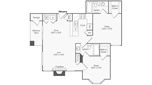 Floor plan Chantilly