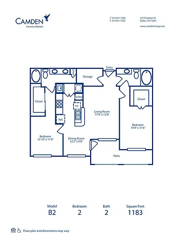 Floor plan B2