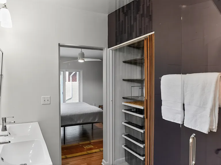 master bath with storage
