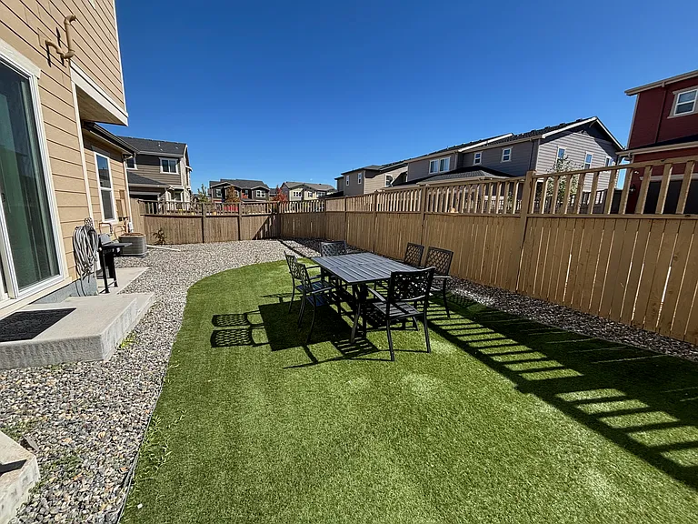 New outdoor dining set