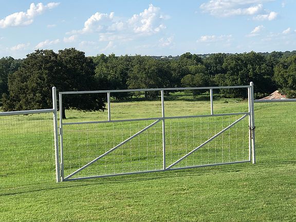 Freshly painted gates 