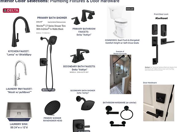 Plumbing Selections