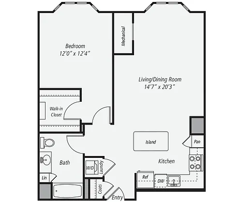 Floor plan A6a-BF-874