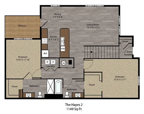 Floor plan The Hayes 2