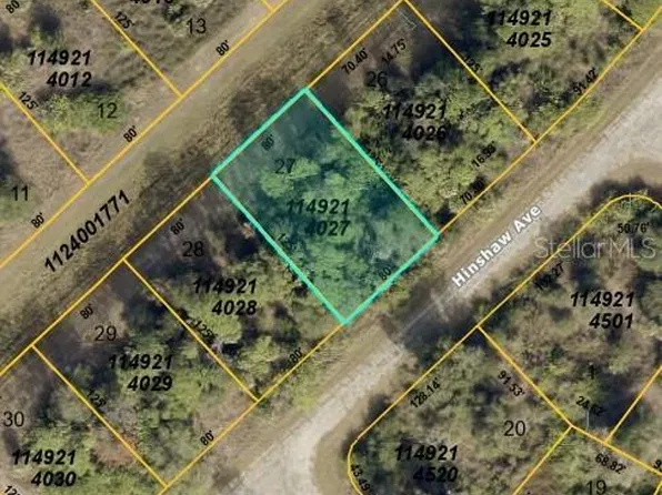 HINSHAW AVENUE LOT 27, NORTH PORT, FL 34288