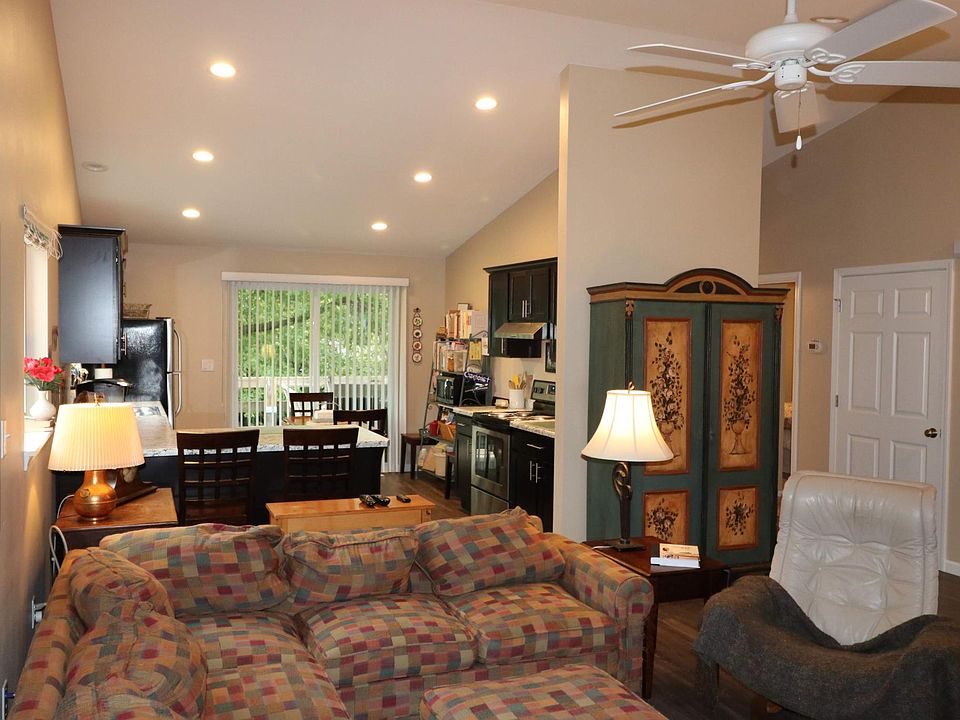 living room, kitchen area, open concept