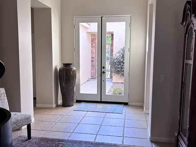 foyer/front door/music room