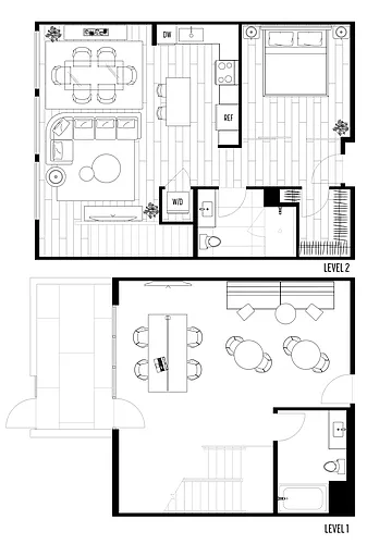 Floor plan LIVE WORK TWO
