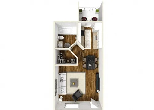 Floor plan Piquin - Renovated
