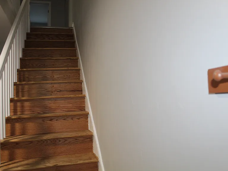 New wood stairs