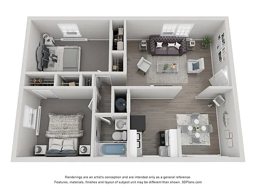Floor plan 2x1 Flat