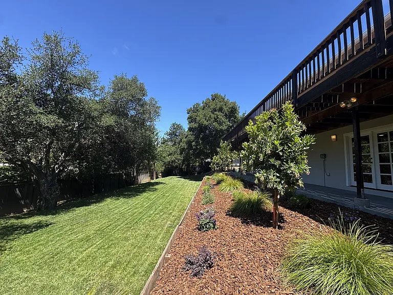 Landscaped and ready.