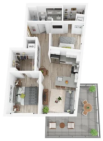 Floor plan PENTHOUSE 1