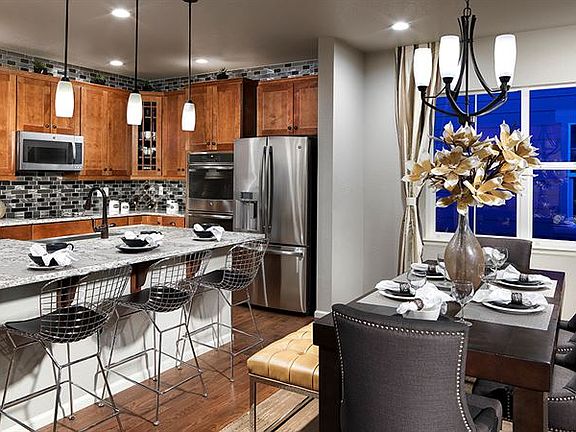 Kitchen and dining area