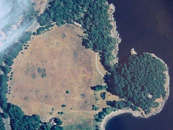 Aerial photo of the point