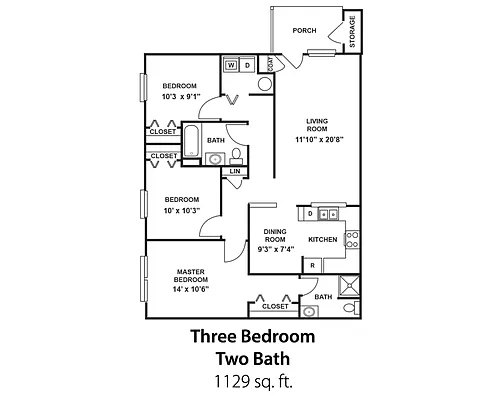 Floor plan The West