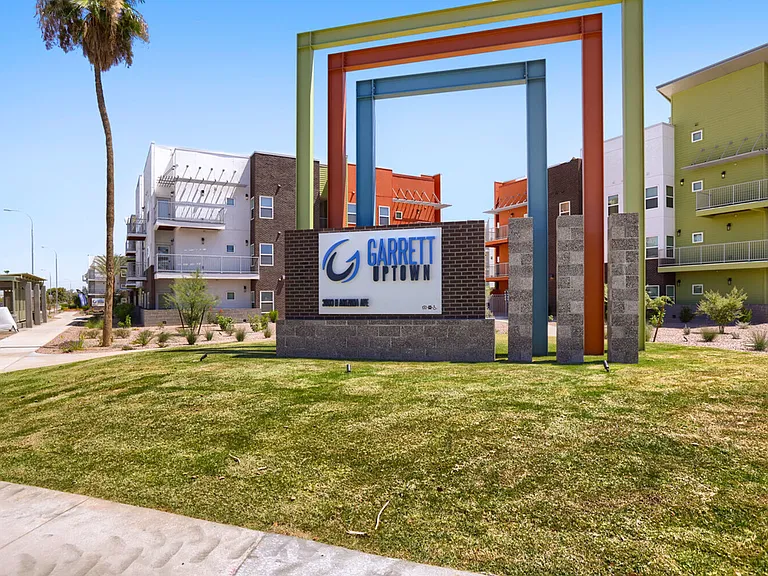 You've arrived. The Garrett Uptown monument sign on North Arizona Avenue is hard to miss, so stop by for a tour.