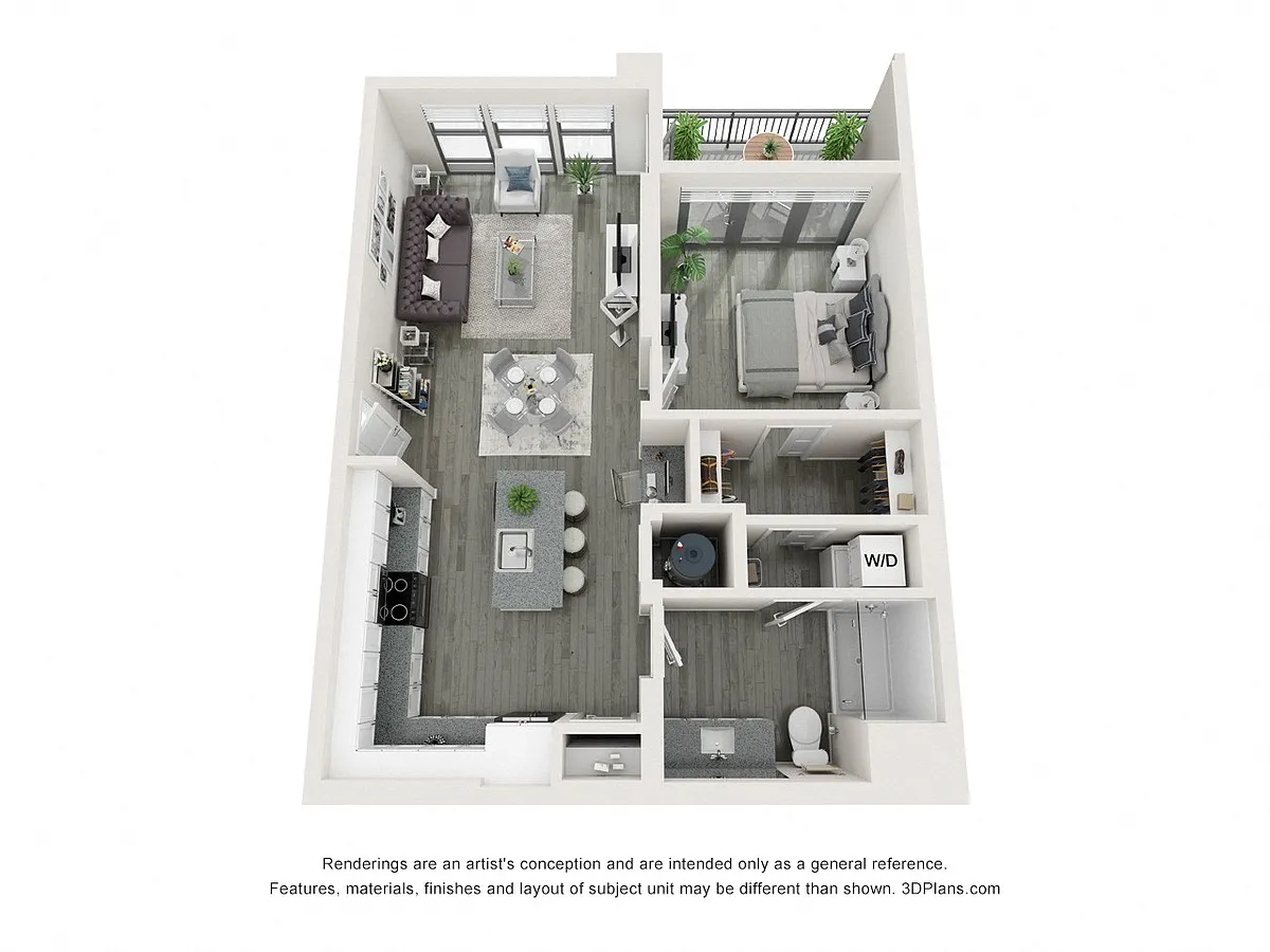 Floor plan 1B