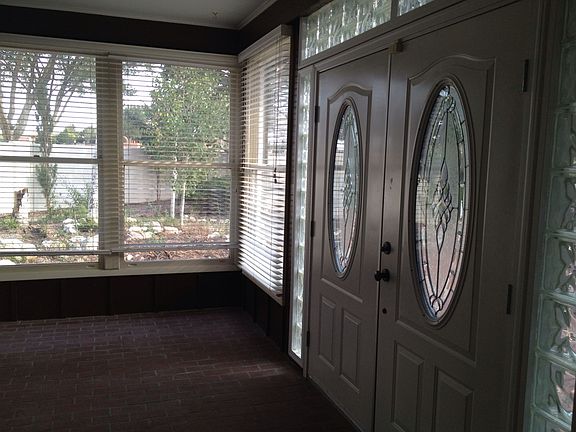 Front door entry to patio