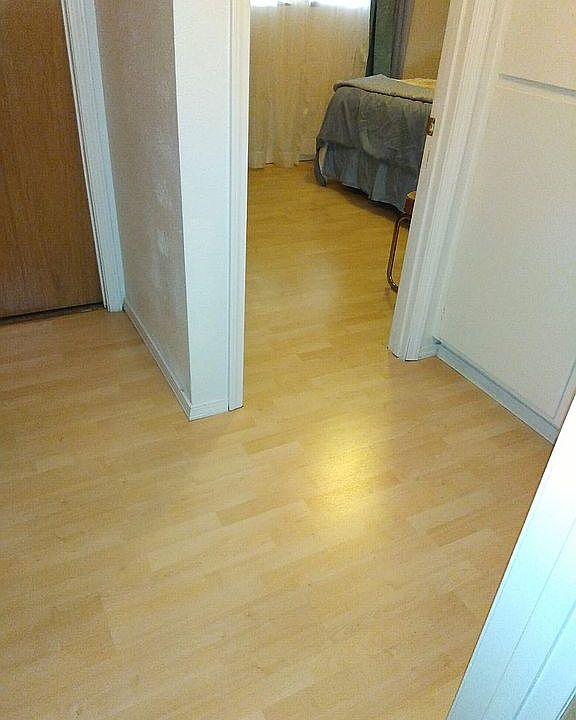 Hall way and one room
