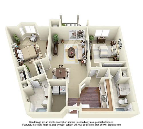 Floor plan 2B
