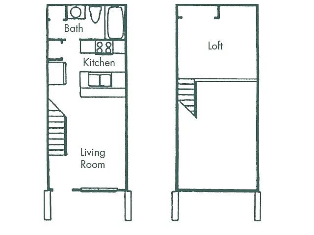 Floor plan One Bedroom