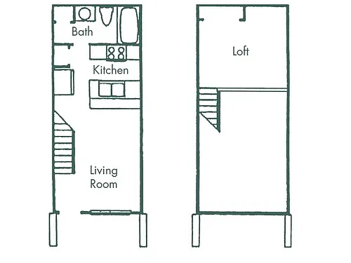 Floor plan One Bedroom