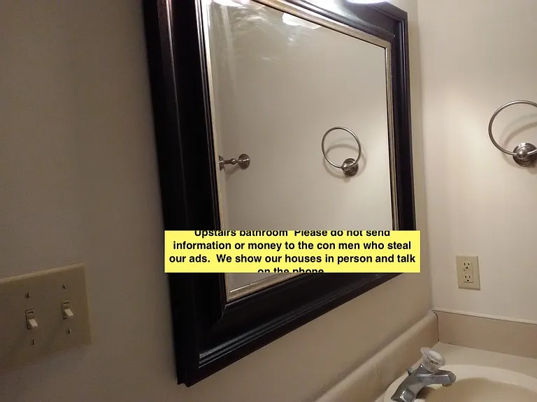 Upstairs bath vanity