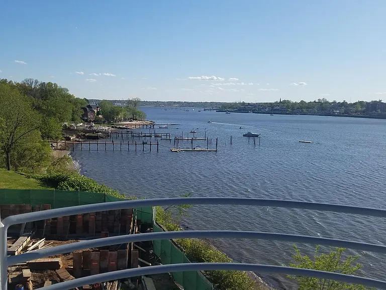 rooftop views of raritan bay and outer bridge