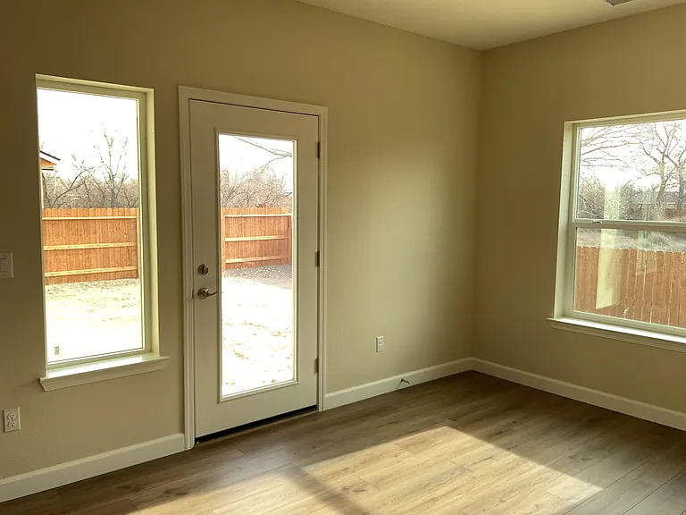 Door to backyard