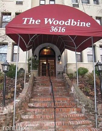 Building is steps from Cleveland Park Metro, Zip cars nearby
