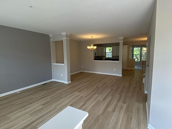 Entry with new flooring