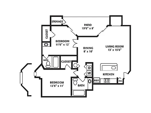 Floor plan Dartmouth