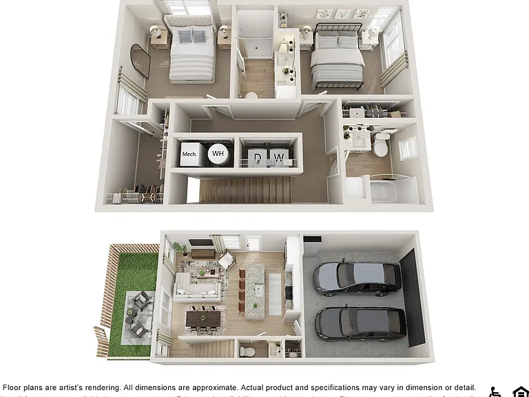 Sunray | 2x2.5| 1187 sq ft Sunray | 2x2.5| 1187 sq ft