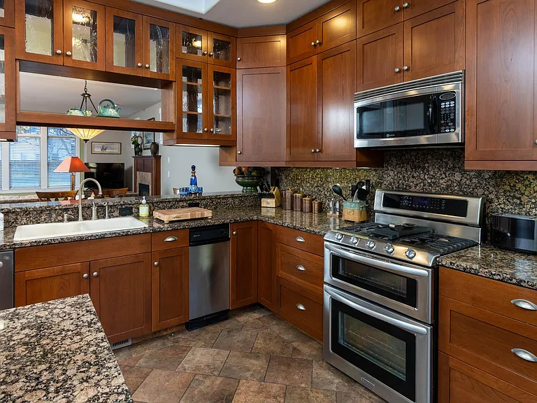 Kitchen Opens to Living Areas