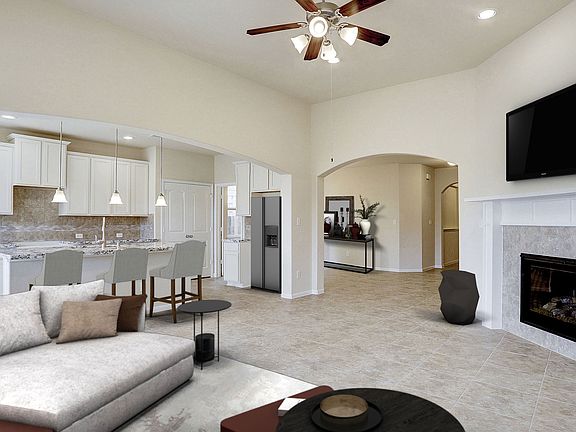 Bright open floorplan