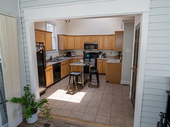 Large Spacious Kitchen with a skylight.