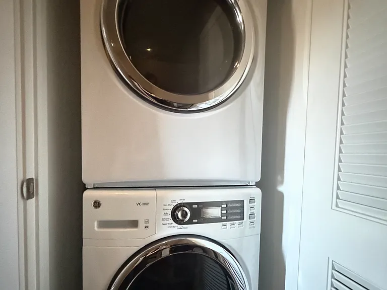 In unit washer and dryer