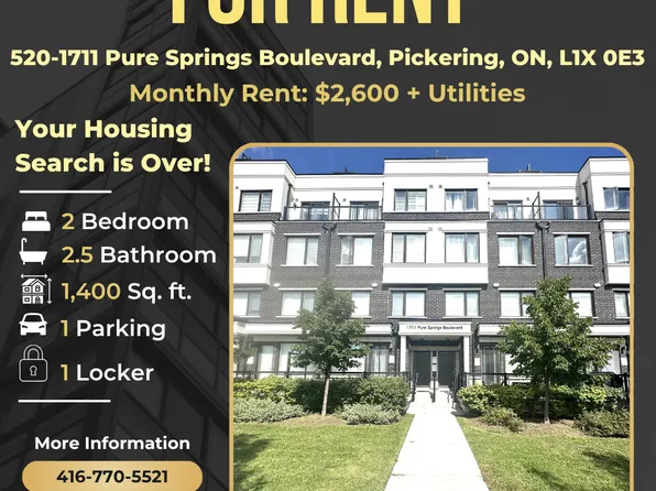 1711 Pure Springs Blvd #520, Pickering, ON L1X 0E3