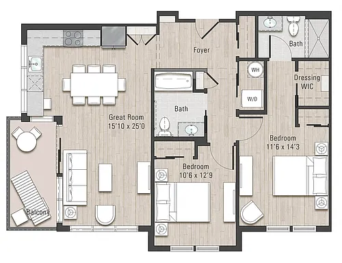 Floor plan C3a