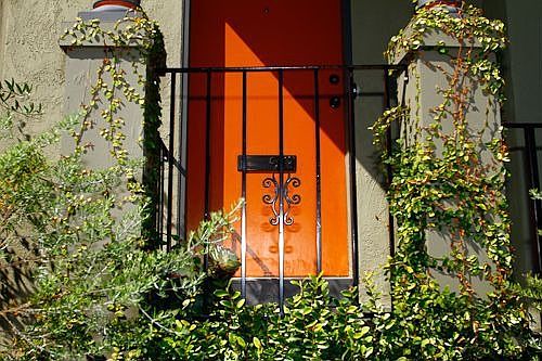 Front door faces south