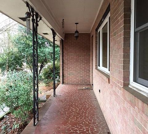 Rocking Chair Covered Front Porch